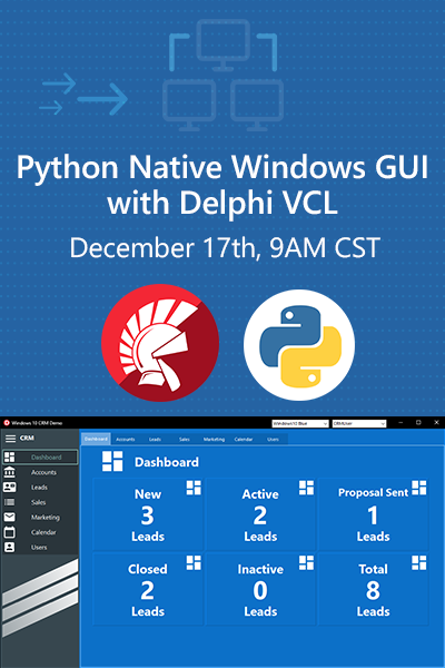 18 Banner Webinar Python Native Windows Gui With Delphi Vcl 400x600