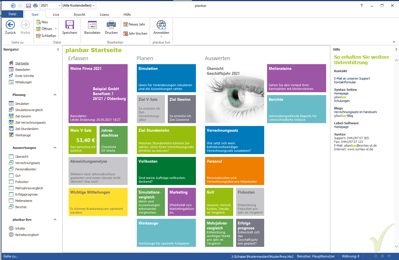 planbar Screenshot