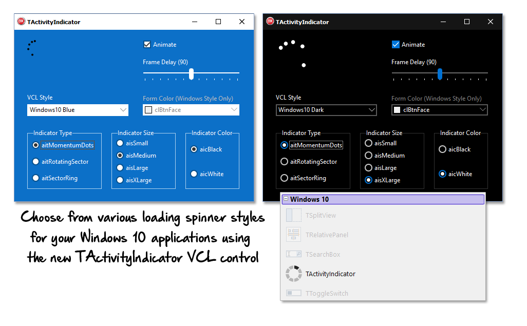 Easy development controls. Windows Inspector. Inspect Windows Handle. Spinner field UI Control. DBFZ frame delay