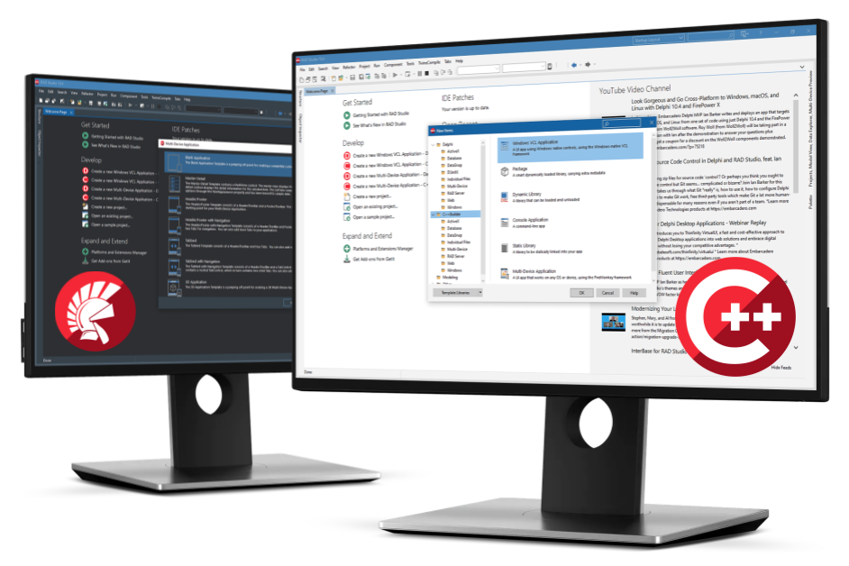 Expanded Delphi & C++Builder Support