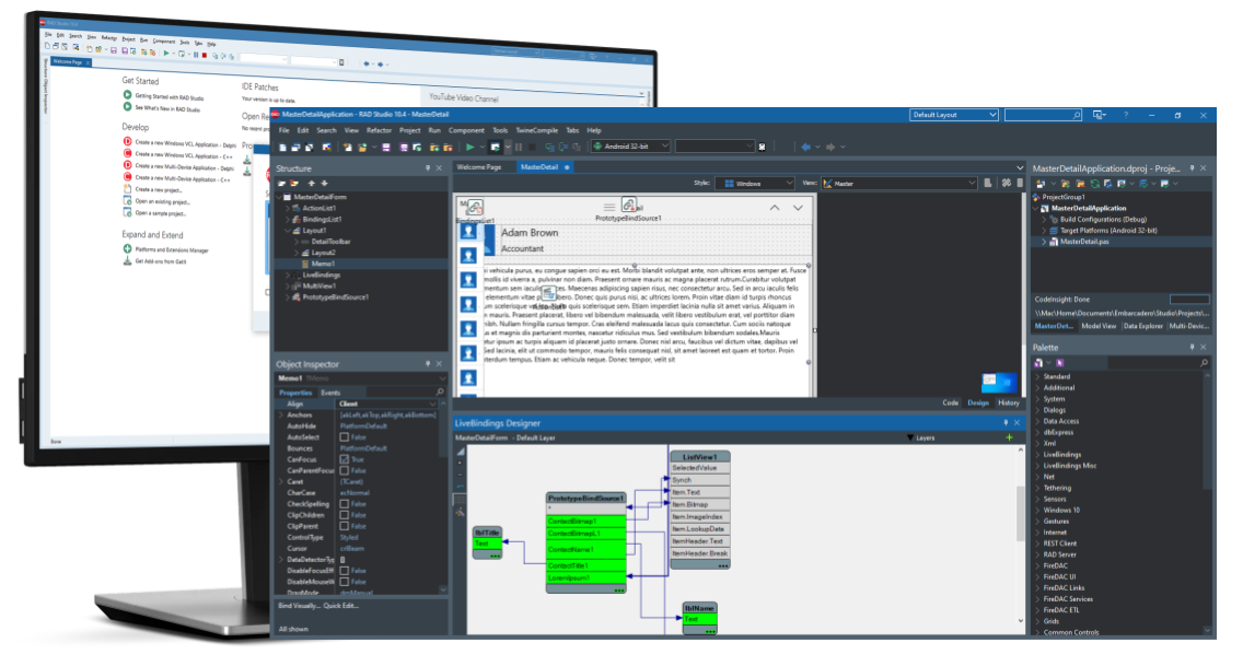 RAD Studio 10.4 Devices